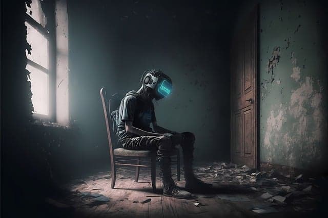 man sitting